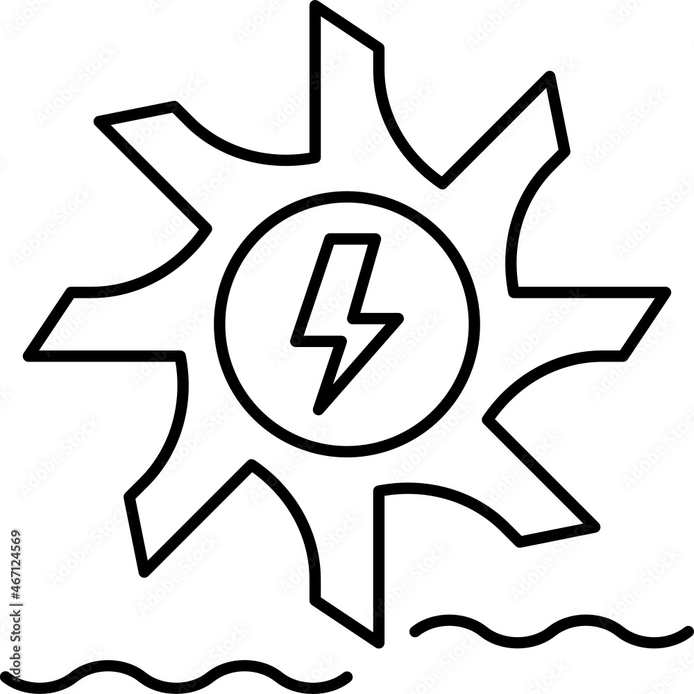 hydro power icon hydro power icon