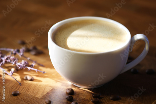 espresso coffee in a cup