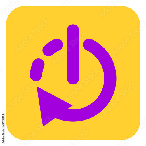 restart button