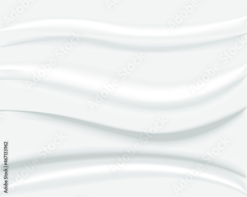 White waves in a fantastic abstract design