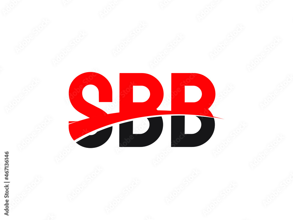 SBB Letter Initial Logo Design Vector Illustration SBB Letter Initial Logo Design Vector Illustration