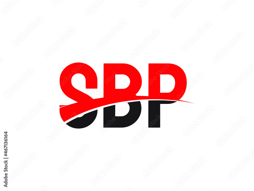 SBP Letter Initial Logo Design Vector Illustration SBP Letter Initial Logo Design Vector Illustration