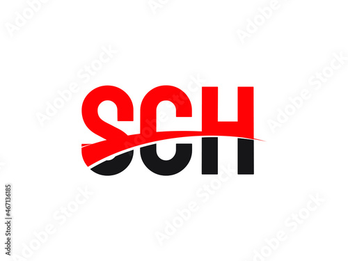 SCH Letter Initial Logo Design Vector Illustration