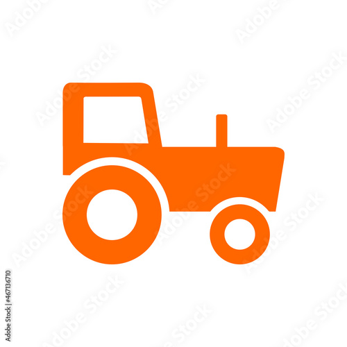 Traktor und Hintergrund