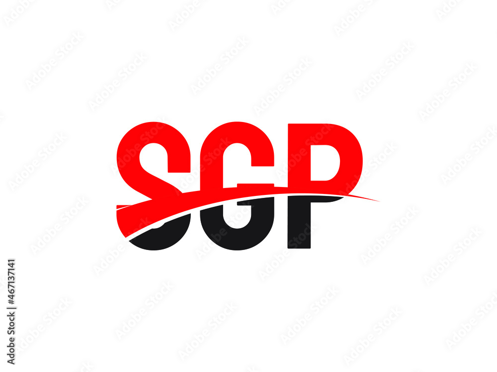 SGP Letter Initial Logo Design Vector Illustration SGP Letter Initial Logo Design Vector Illustration