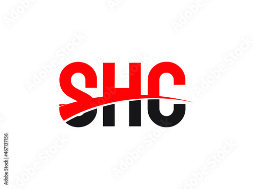 SHC Letter Initial Logo Design Vector Illustration