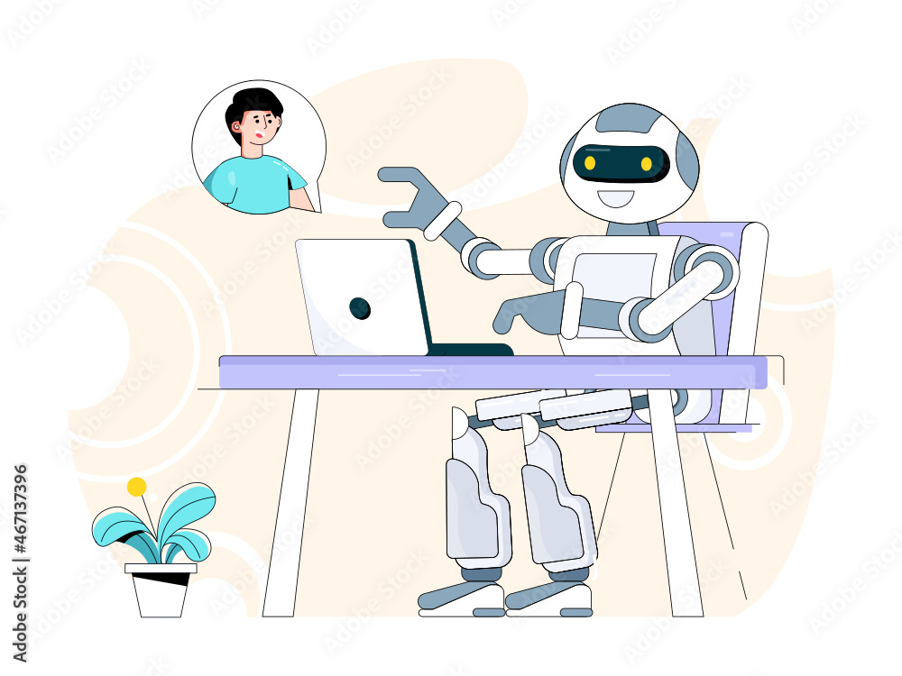 Fototapeta premium Robot Assistant