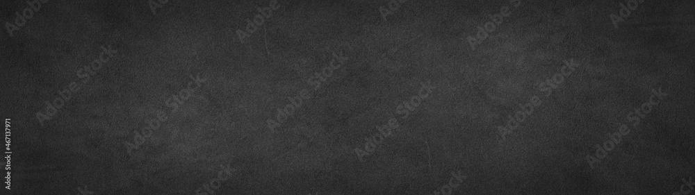 Old black anthracite gray grey dark rustic leather - Suede, buckskin background banner panorama long. - obrazy, fototapety, plakaty 