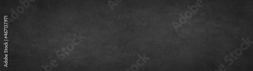 Old black anthracite gray grey dark rustic leather - Suede, buckskin background banner panorama long.