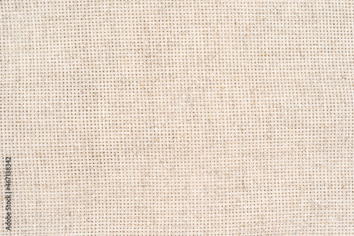 Soft brown cotton canvas pattern texture, Light beige texture of napkin or linen towel