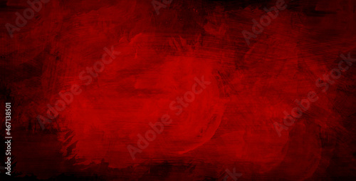 Red painted Dark Wall Texture Background