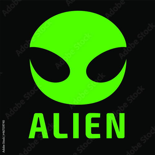 Abstract picture about aliens for logo design