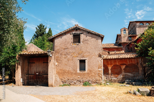 Canvas Print Ruins of Palatine hill in Rome, Italy