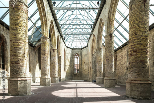 Ruin of the Broerekerk in Bolsward, The Netherlands