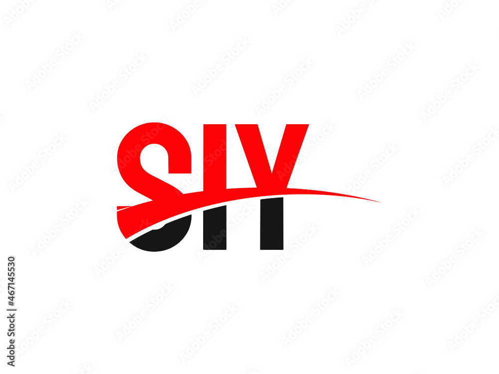 SIY Letter Initial Logo Design Vector Illustration SIY Letter Initial Logo Design Vector Illustration