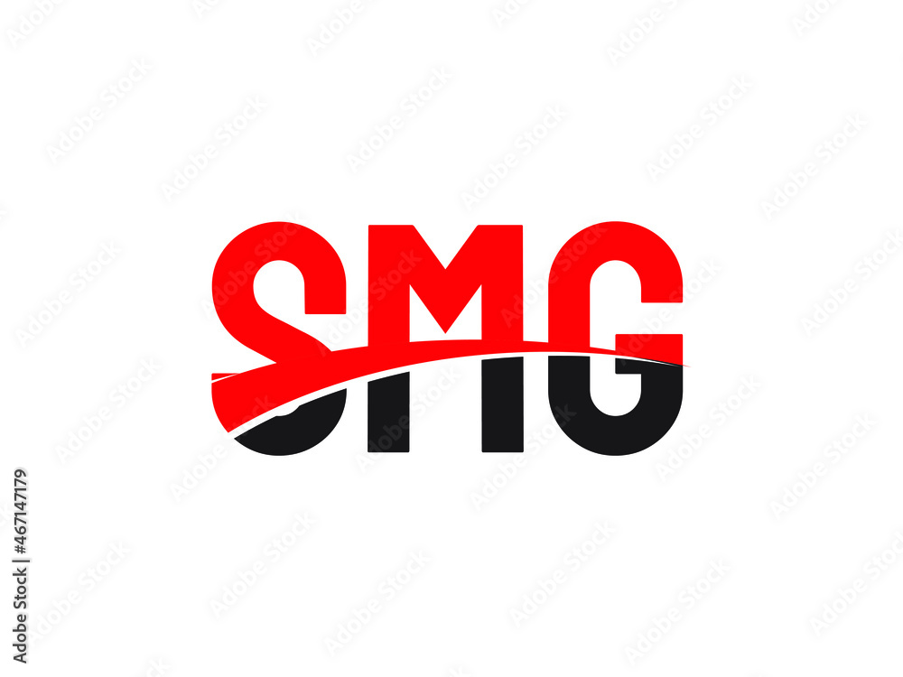 SMG Letter Initial Logo Design Vector Illustration