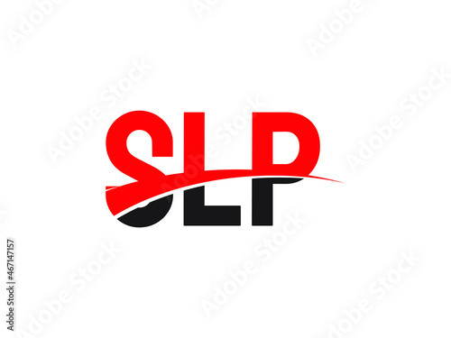 SLP Letter Initial Logo Design Vector Illustration