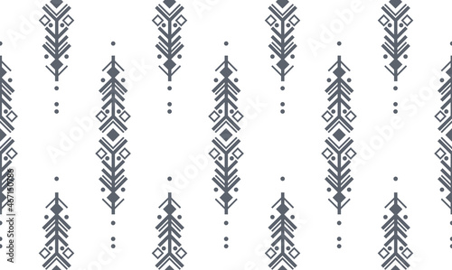 Navajo black and white seamless patterns. Aztec elements  vector design. Tribal background in boho style. One of the collection. Chevrons  curves  checks  squares  tiles  rhombuses  diamonds