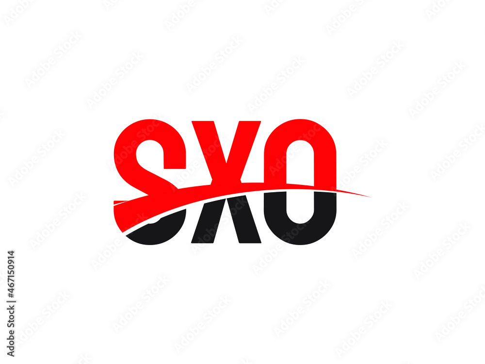 SXO Letter Initial Logo Design Vector Illustration SXO Letter Initial Logo Design Vector Illustration