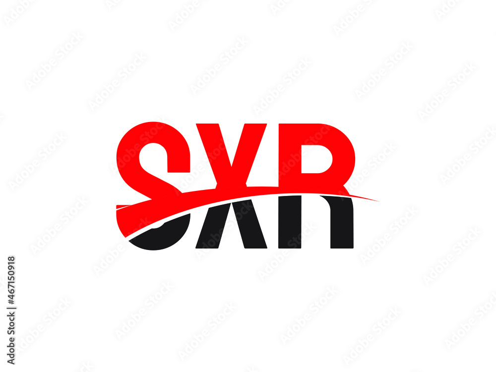 SXR Letter Initial Logo Design Vector Illustration SXR Letter Initial Logo Design Vector Illustration