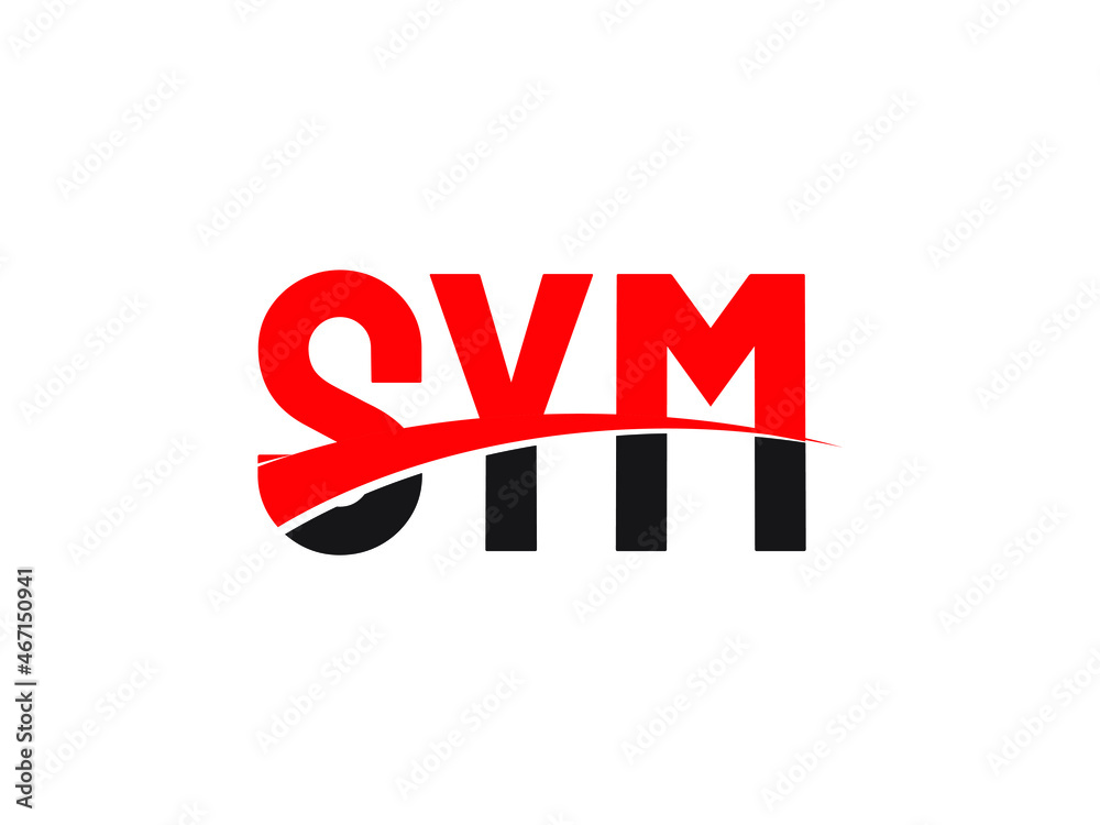 SYM Letter Initial Logo Design Vector Illustration
