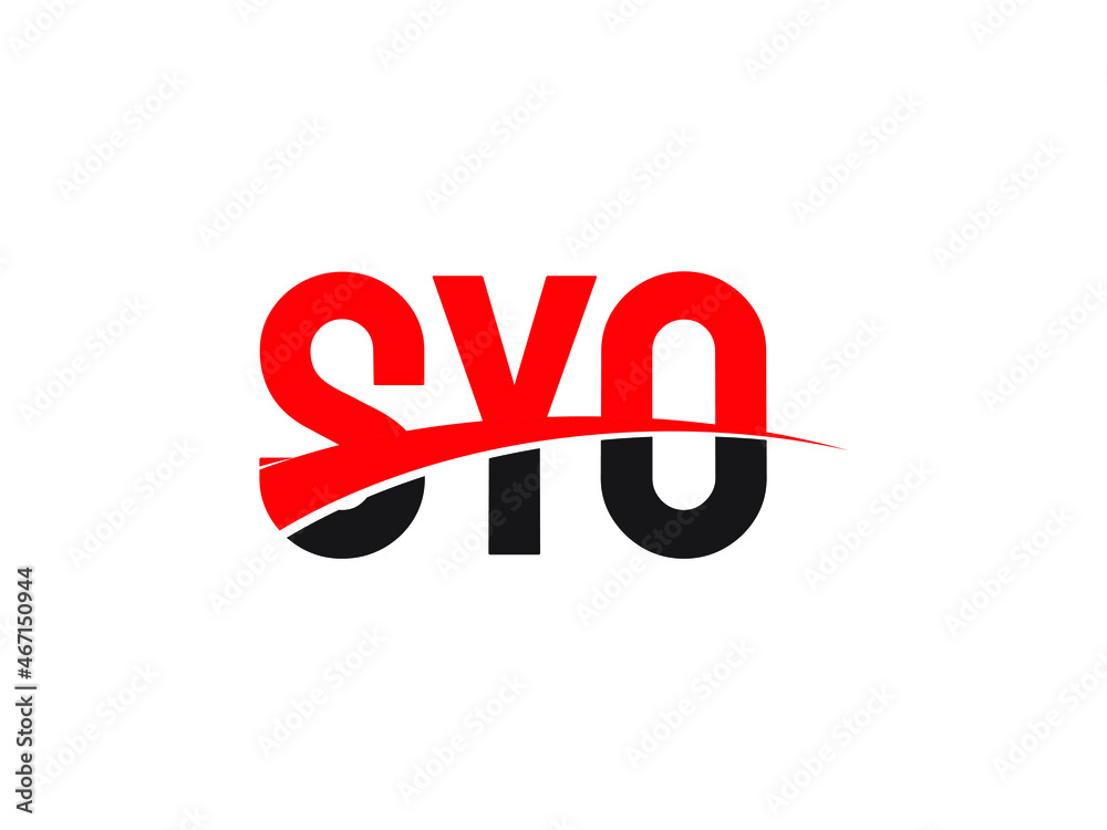 SYO Letter Initial Logo Design Vector Illustration SYO Letter Initial Logo Design Vector Illustration