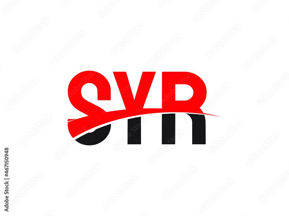Obraz premium SYR Letter Initial Logo Design Vector Illustration