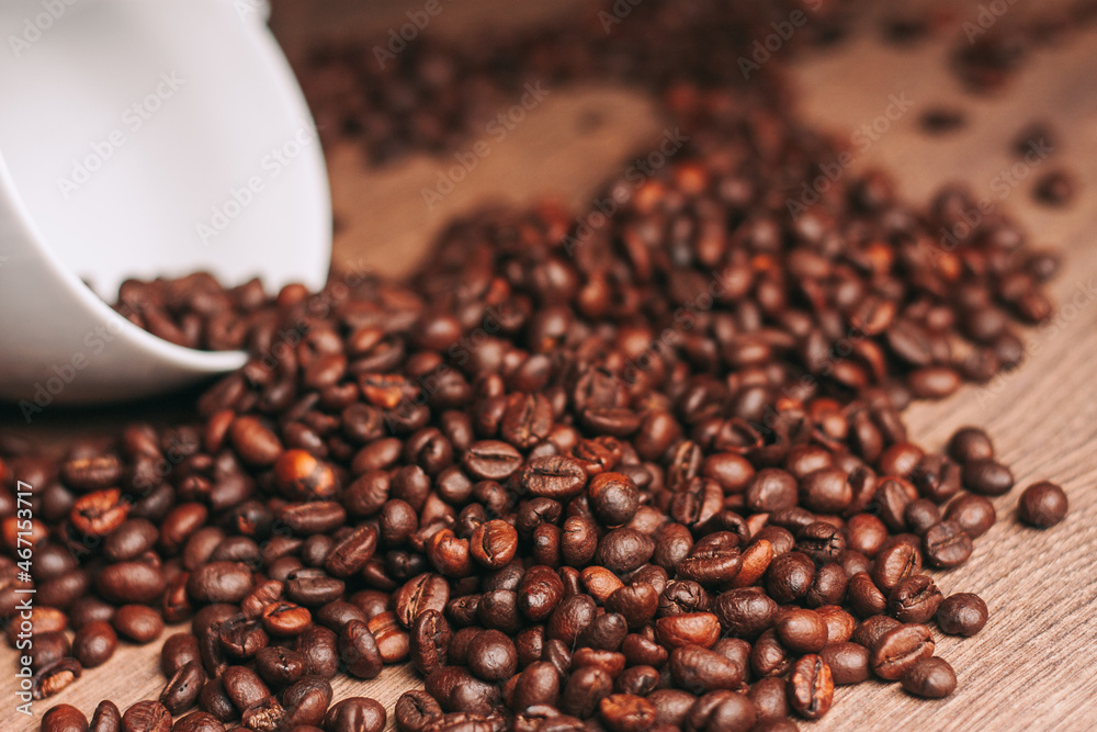 Fototapeta premium a cup of coffee espresso invigorating drink caffeine pattern