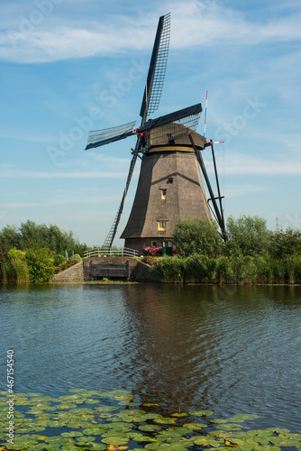 dutch windmill in the country