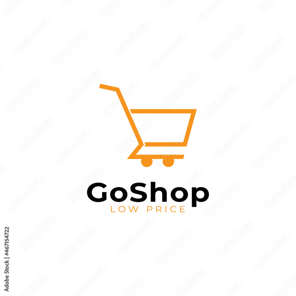 go shop shopping bag logo vector icon Template. go shop shopping bag logo vector icon Template.