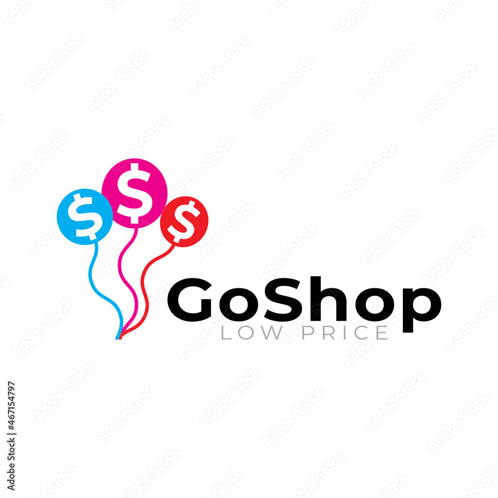 go shop shopping bag logo vector icon Template. go shop shopping bag logo vector icon Template.