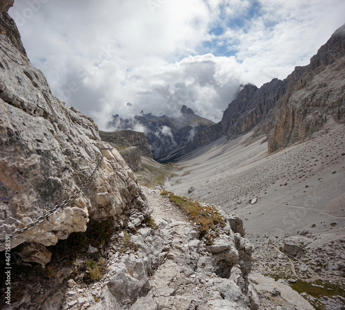 Wanderung Forcella del Lago / Birkenkofel (Croda dei Baranci): Blick nach Süden photo