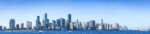 panoramic view at the skyline of miami, florida © frank peters