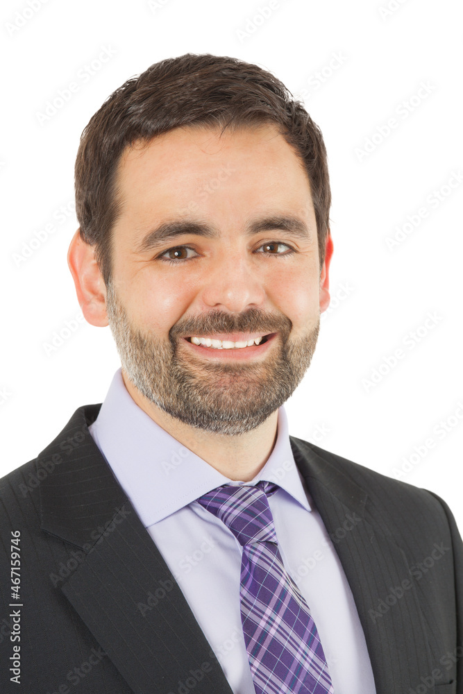 Handsome Young Businessman Portrait - Isolated Handsome Young Businessman Portrait - Isolated