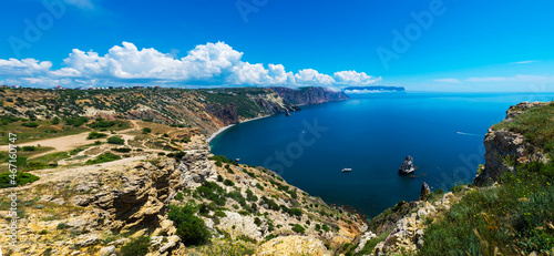 Fiolent cape, Black sea near Sevastopol, Crimea