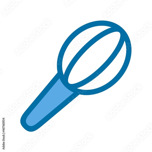 Whisk Filled Blue Vector Icon Design