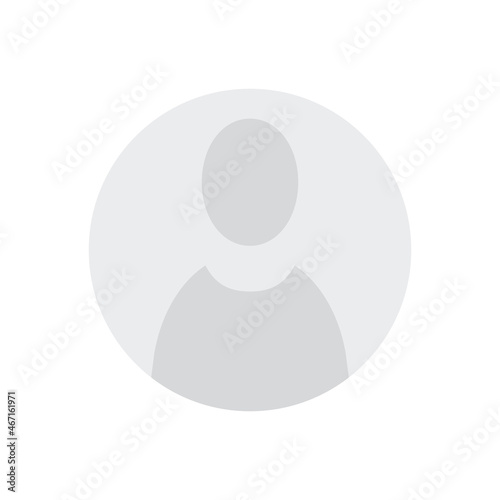 Gary avatar without gender. Vector illustration.
