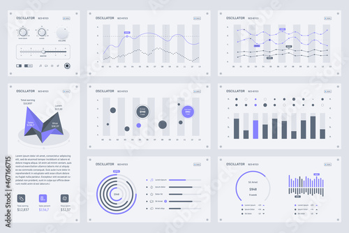 elements of infographics and statistics 