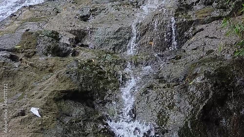 waterfall in the mountains