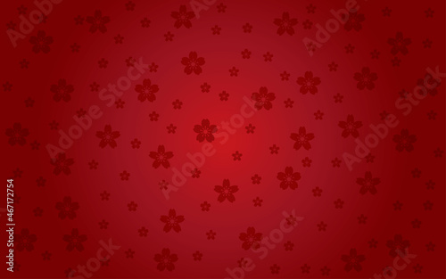 flower pattern chinese new year background. vector pattern