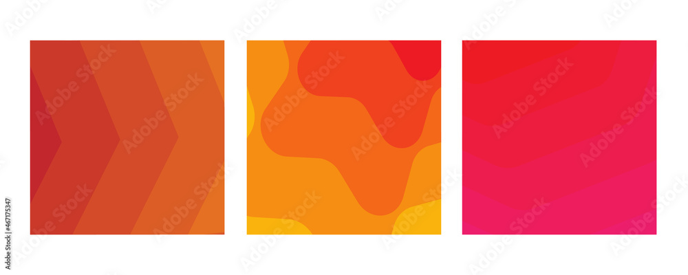 Background image design a variety of colorful patterns, simple, have a space for your message.