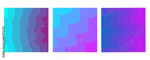 Background image design a variety of colorful patterns, simple, have a space for your message.