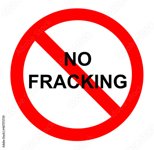 Free Download No fracking in this area demonstration sign  - GFXLoad