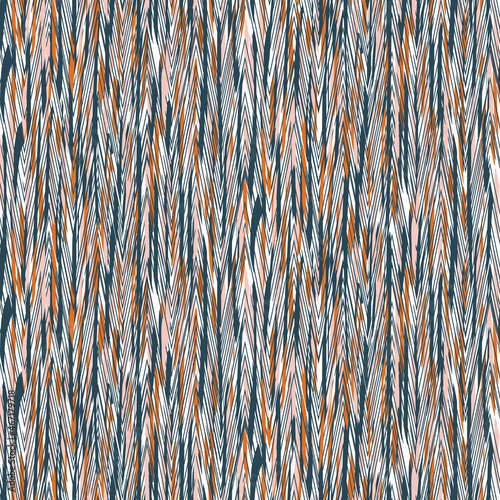 Cuadro en lienzo Masculine irregular ikat seamless pattern
