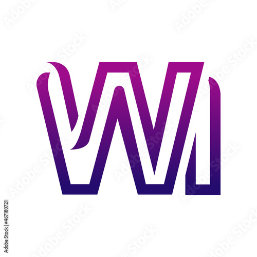Creative WI logo icon design