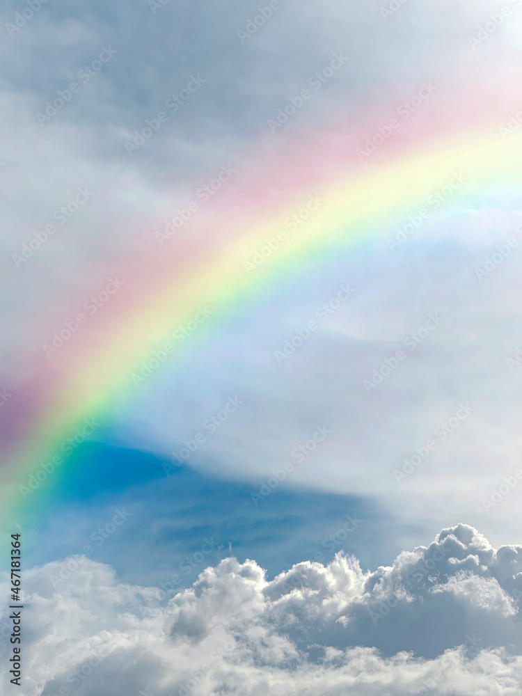 Heavenly rainbow in the Sky