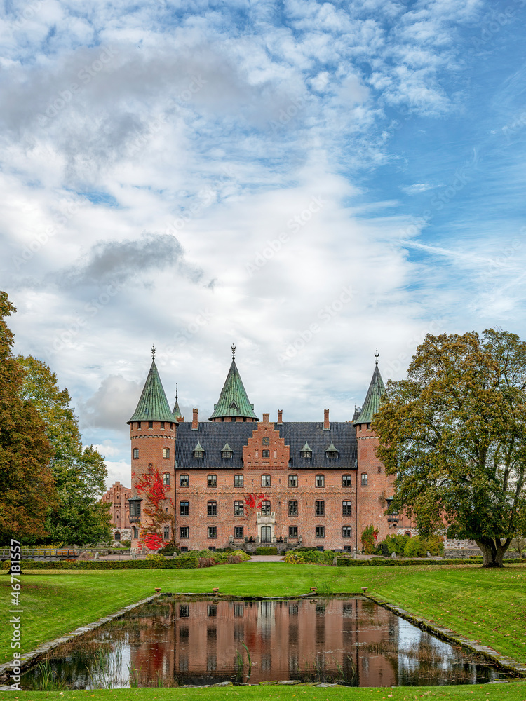 Trolleholm Castle with Autumn Colours