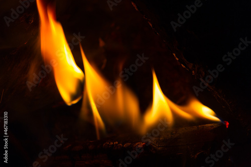 Fire flames background