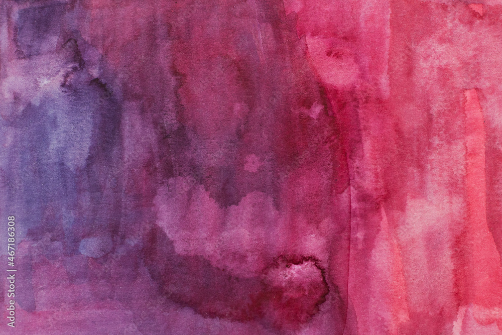 Naklejka premium Bright purple hand drawn illustration with grain paper texture.