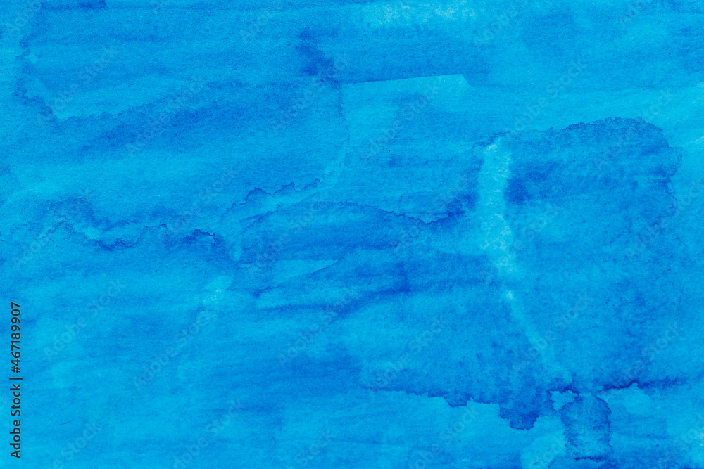 Bright blue hand drawn illustration with grain paper texture. Bright blue hand drawn illustration with grain paper texture.